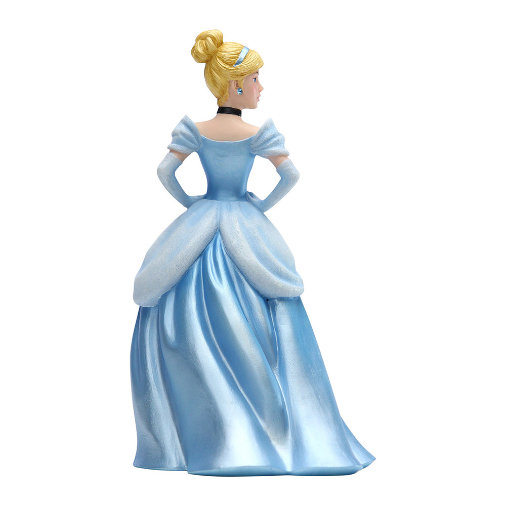 DISNEY SHOWCASE COUTURE DE FORCE CINDERELLA IN BLUE DRESS WITH HANDS ON HIPS 21CM