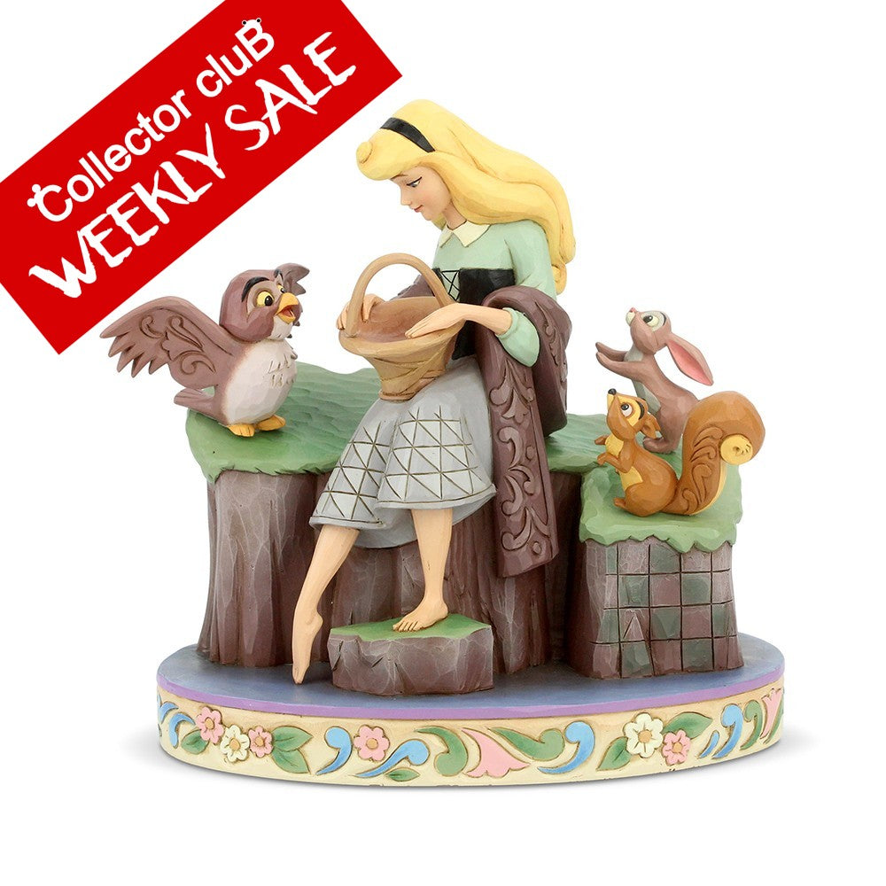 DISNEY TRADITIONS BY JIM SHORE SLEEPING BEAUTY 60TH ANNIVERSARY WITH A –  King of Gifts