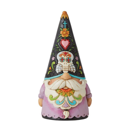 HEARTWOOD CREEK BY JIM SHORE HALLOWEEN DAY OF THE DEAD GNOME 15.5CM