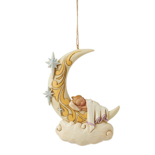 HEARTWOOD CREEK BY JIM SHORE CHRISTMAS BABY'S FIRST CHRISTMAS HANGING ORNAMENT 10.5CM
