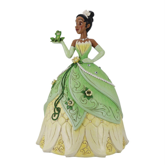 DISNEY TRADITIONS BY JIM SHORE LARGE TIANA DELUXE FIGURINE THE PRINCESS & THE FROG 38CM