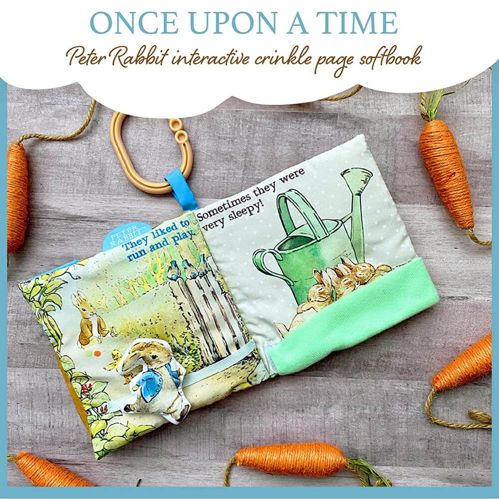 PETER RABBIT SOFT BOOK ONCE UPON A TIME