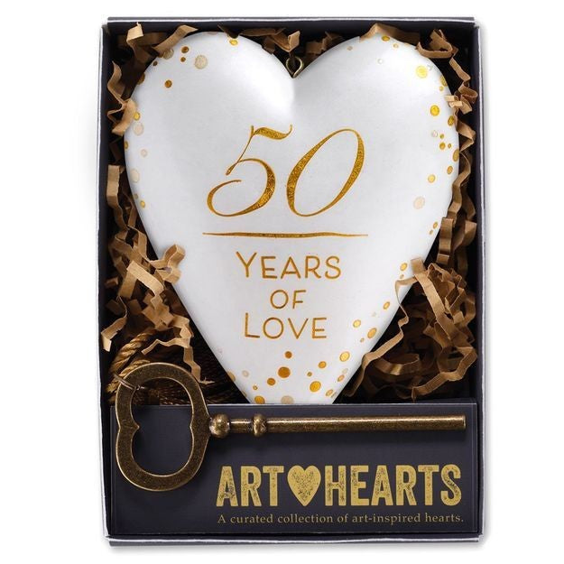 ART HEARTS 50 YEARS OF LOVE 10CM