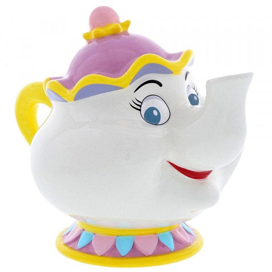 DISNEY SHOWCASE COLLECTION MONEY BANK BEAUTY AND THE BEAST MRS POTTS