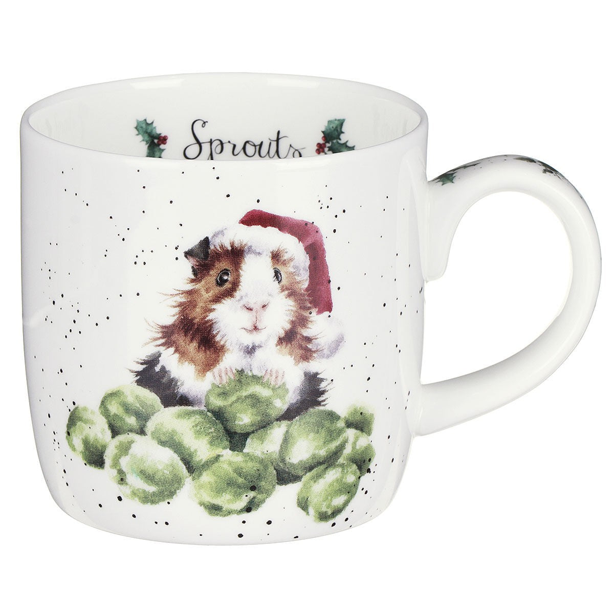 ROYAL WORCESTER WRENDALE CHRISTMAS MUG GUINEA PIGS WITH BRUSSELL SPROU King of Gifts