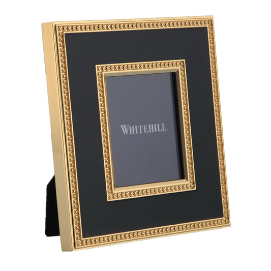WHITEHILL PHOTO FRAME EMPIRE BLACK & GOLD 6.2X4.8CM