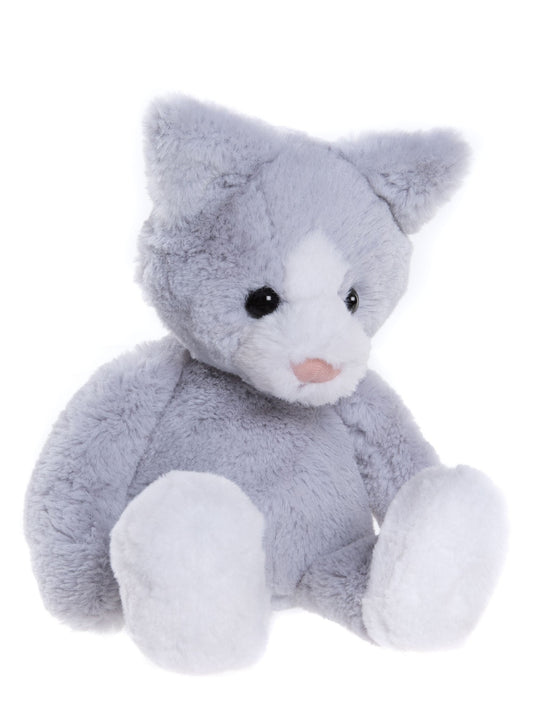 BEAR & ME BY CHARLIE BEARS PUDDY KITTEN CLOUDY GREY