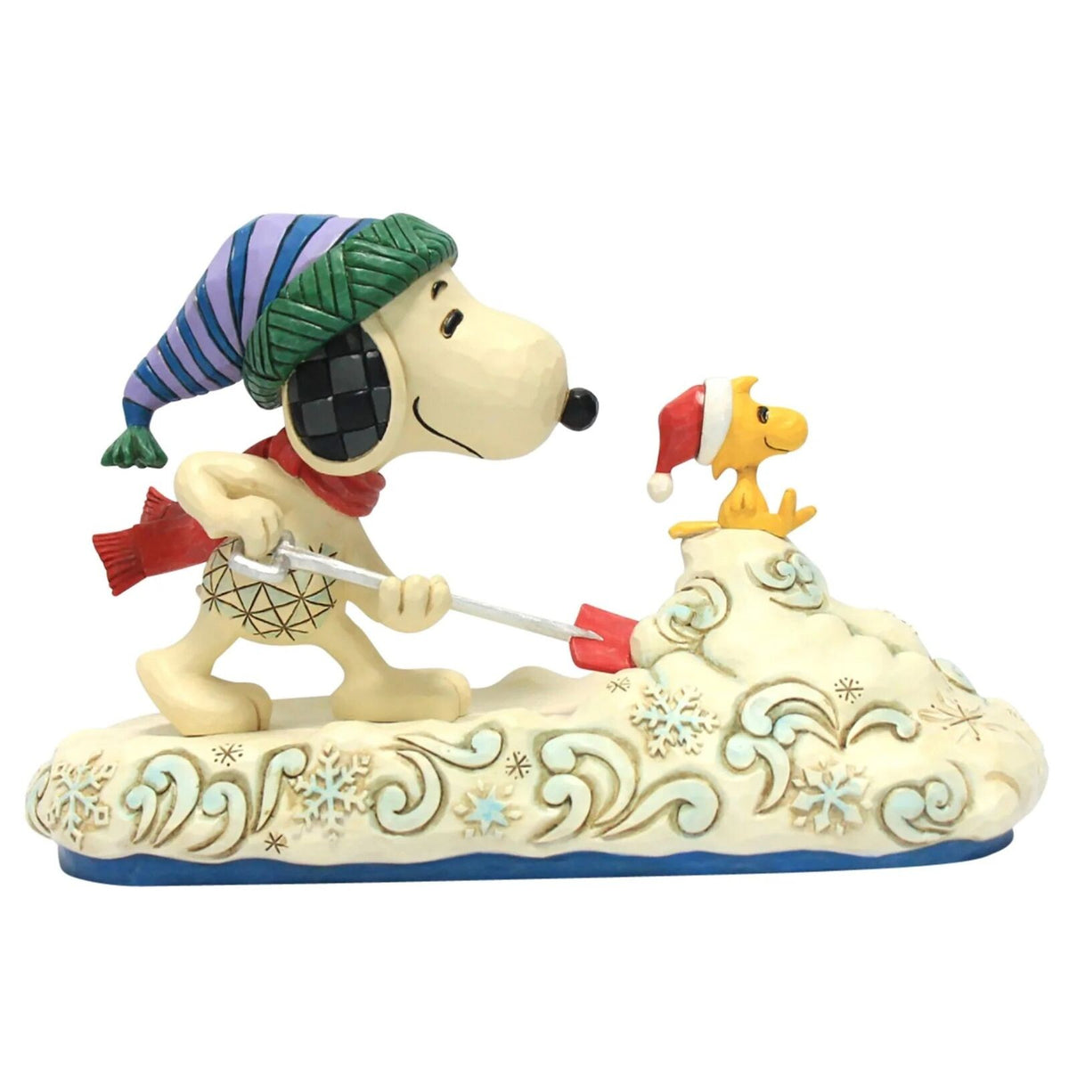 Peanuts By Jim Shore Snoopy Shovelling Snow