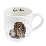 Royal Worcester Wrendale Mug Grandma Owl