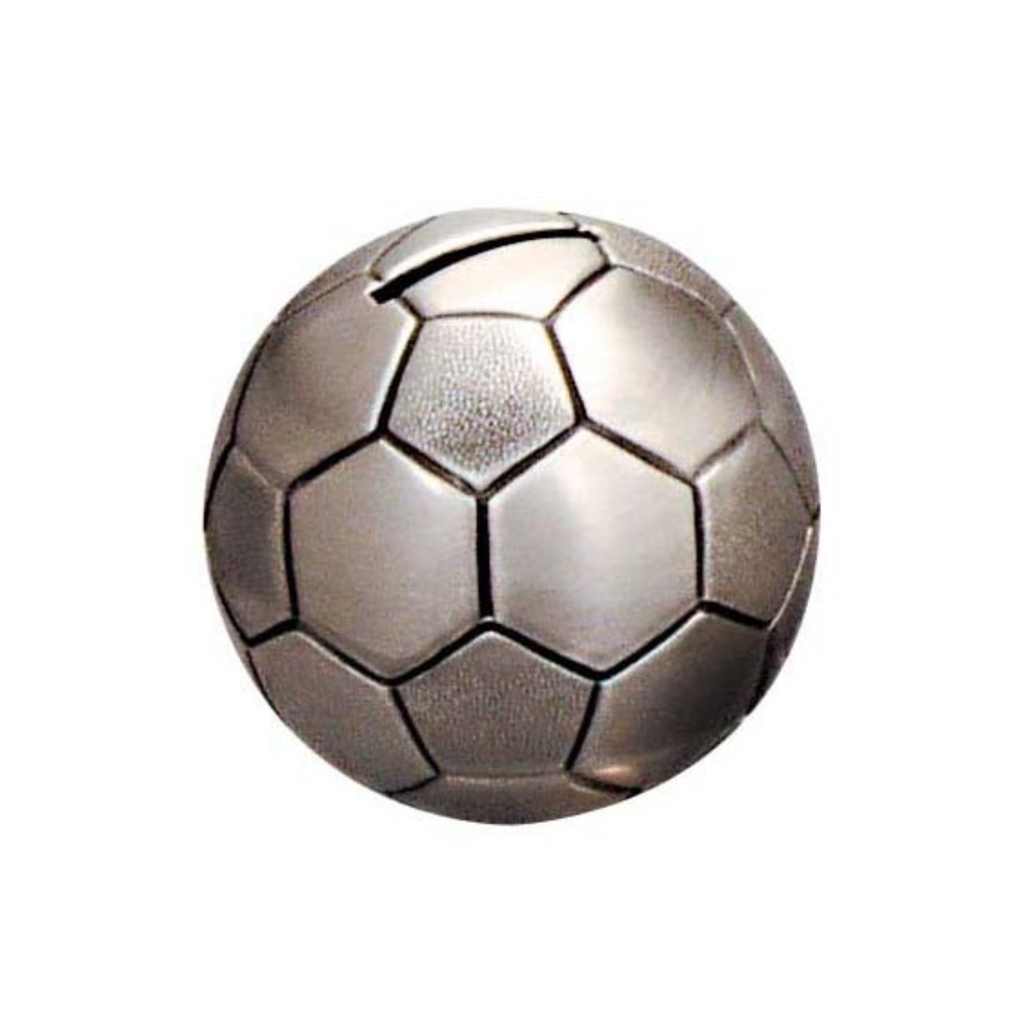 MONEY BANK PEWTER FINISH SOCCER BALL