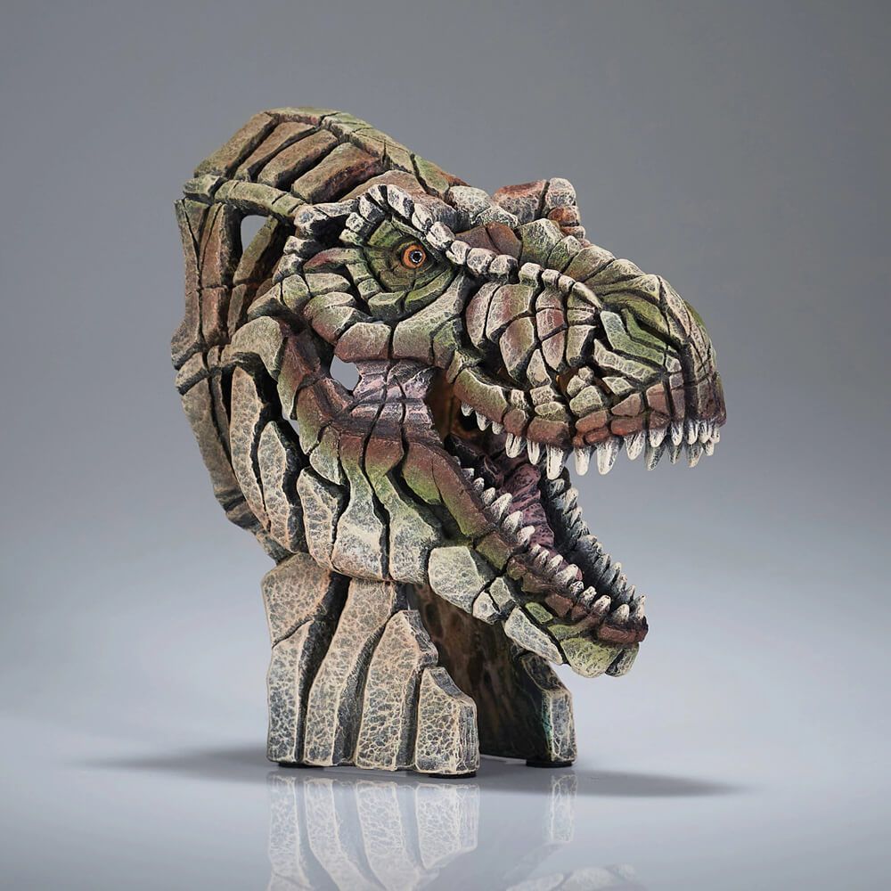 EDGE SCULPTURE MINIATURE T-REX BUST