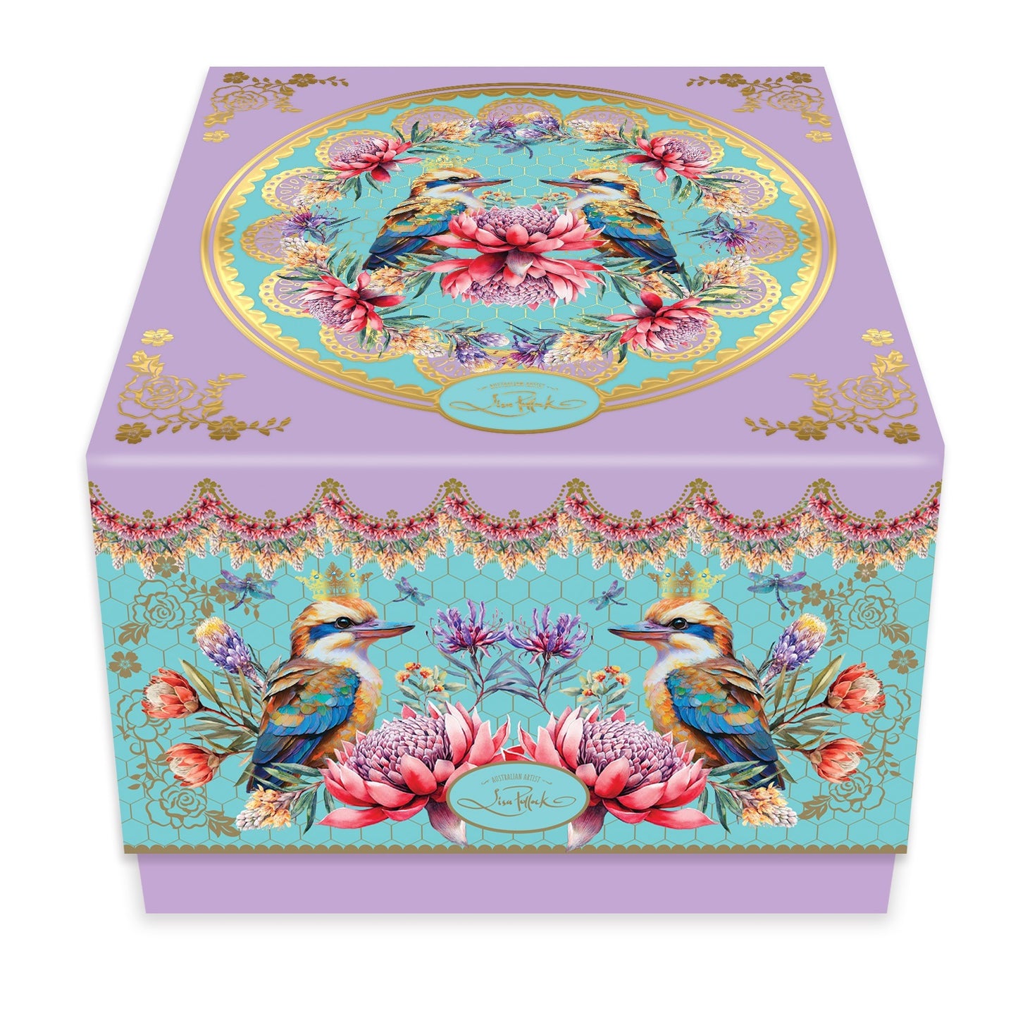 Lisa Pollock Ceramic Cup In Gift Box Vintage Kookas