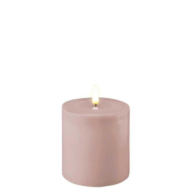DELUXE HOMEART ROSE LED CANDLE 10CM