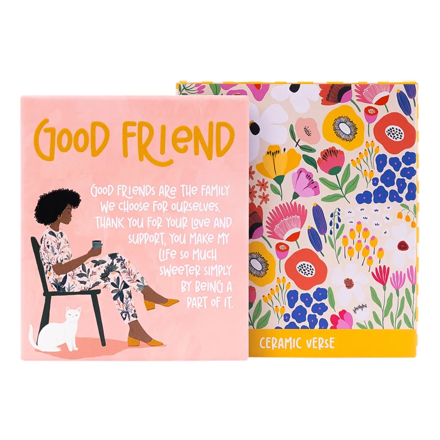Ceramic Verse Plaque Billie Good Friends