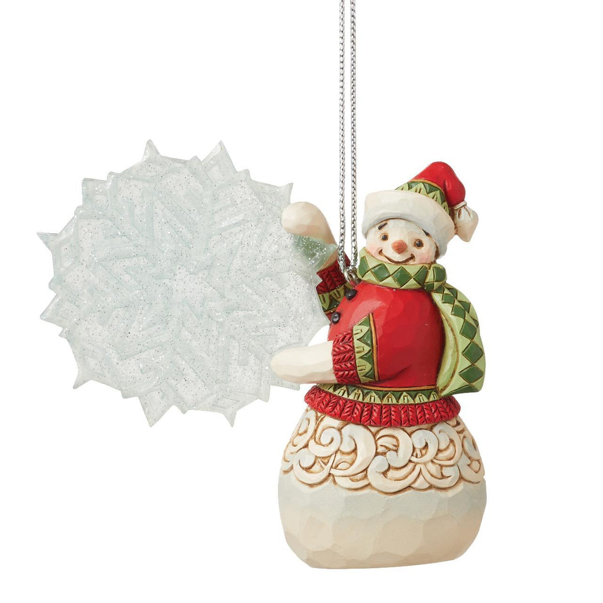 Heartwood Creek By Jim Shore Snowman Legend Of Snowflake Hanging Ornament