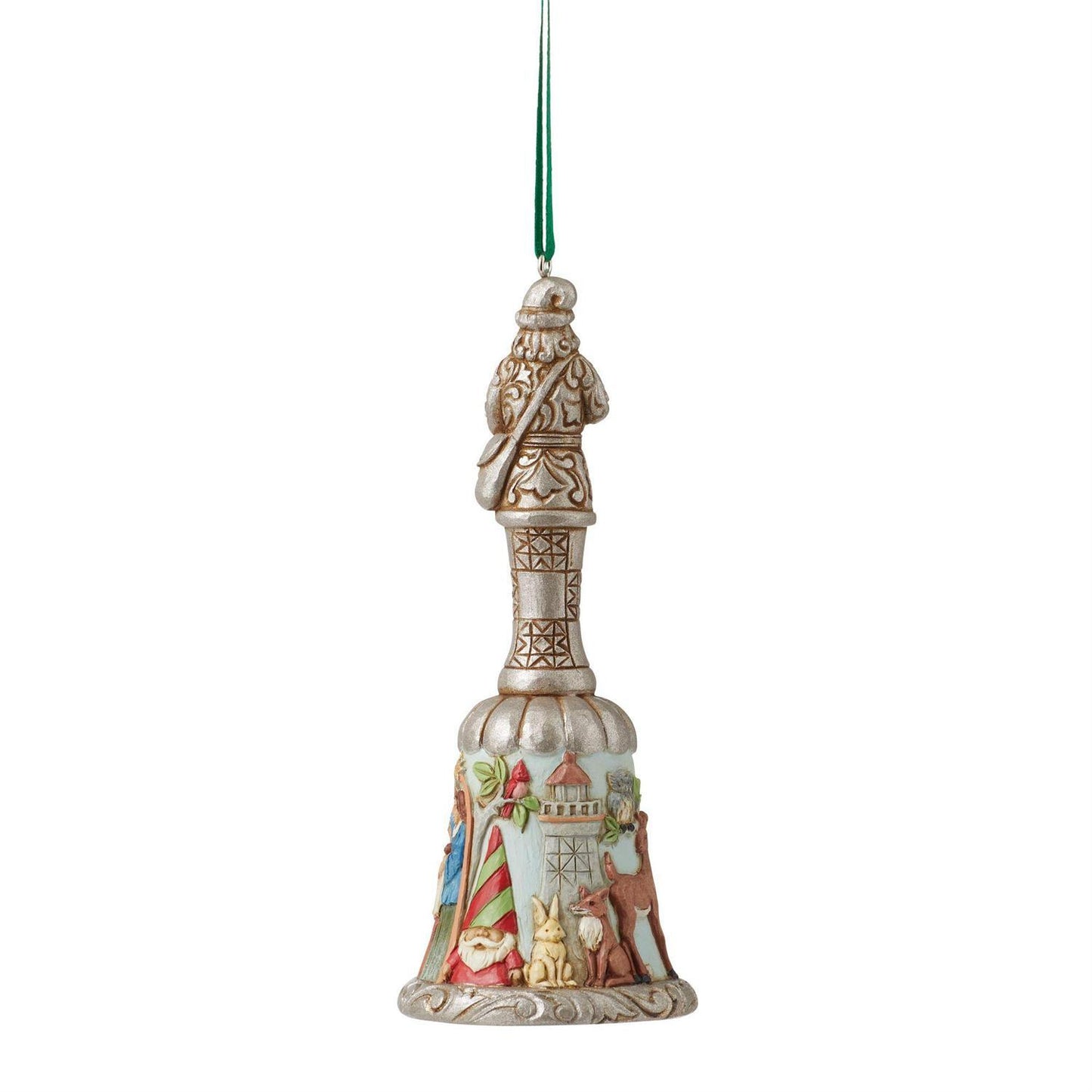 HEARTWOOD CREEK HANGING ORNAMENT SANTA BELL LIMITED EDITION