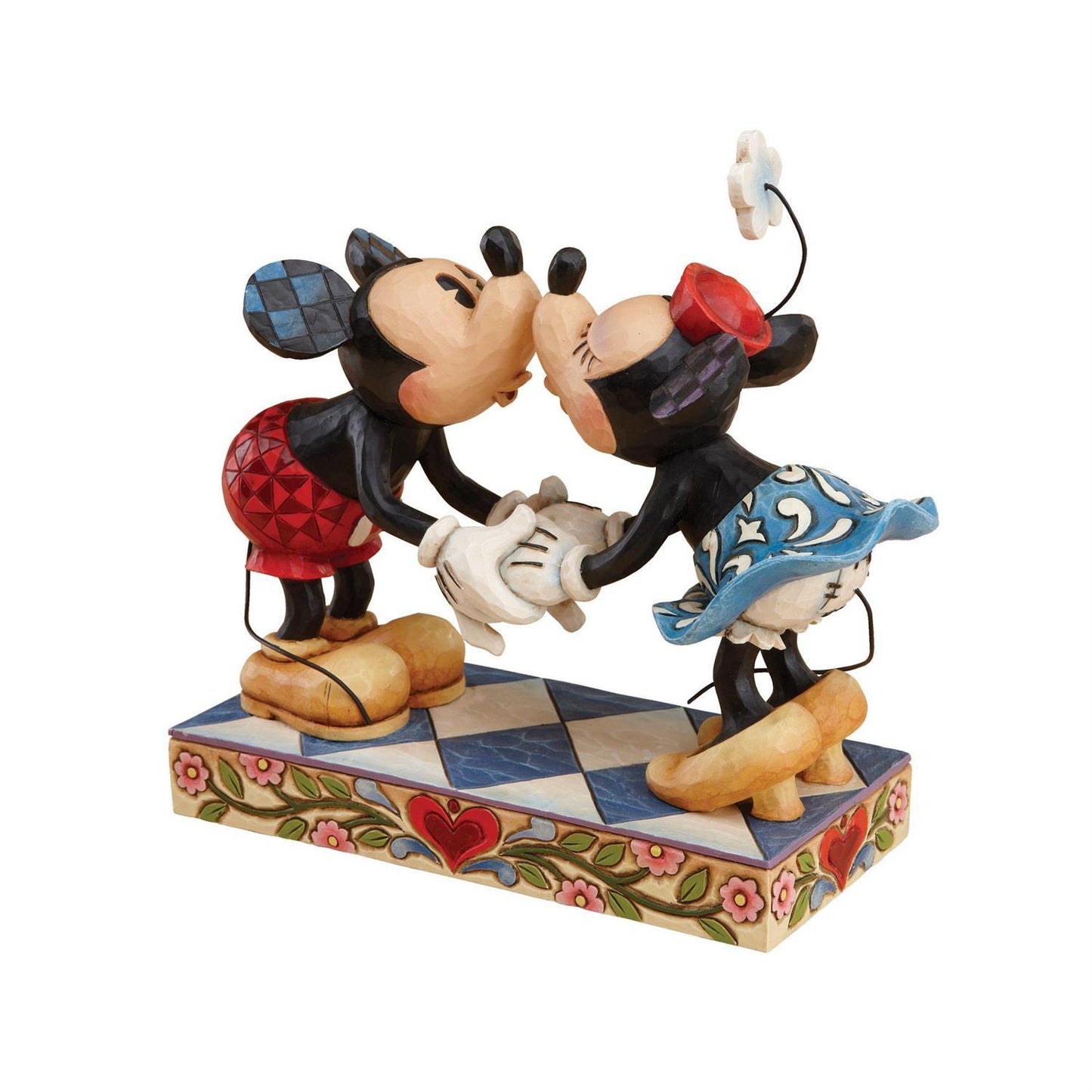 DISNEY TRADITIONS BY JIM SHORE MICKEY & MINNIE MOUSE KISSING CLASSIC SMOOCH FOR MY SWEETIE