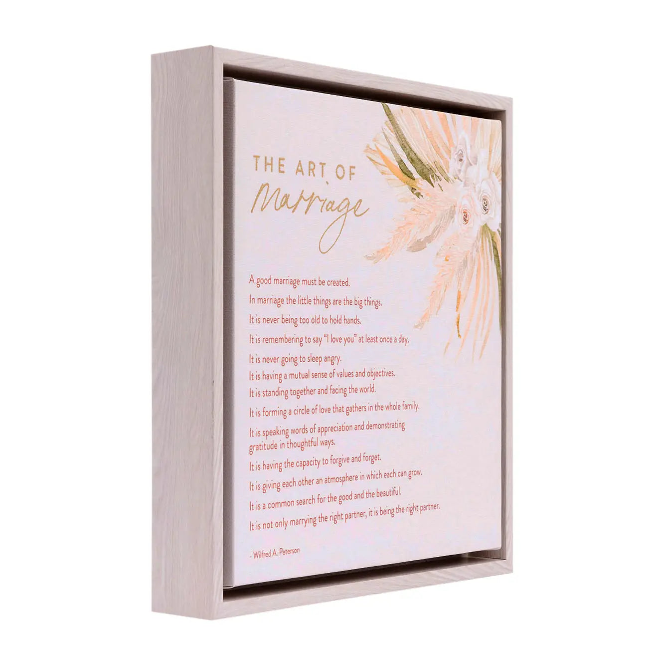 Wedding Framed Canvas The Art Of Marriage