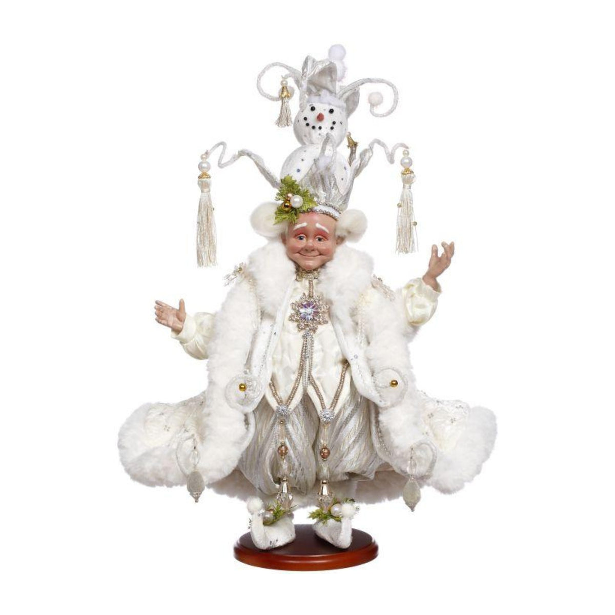 MARK ROBERTS CHRISTMAS ELFE DE NOEL BLANC
