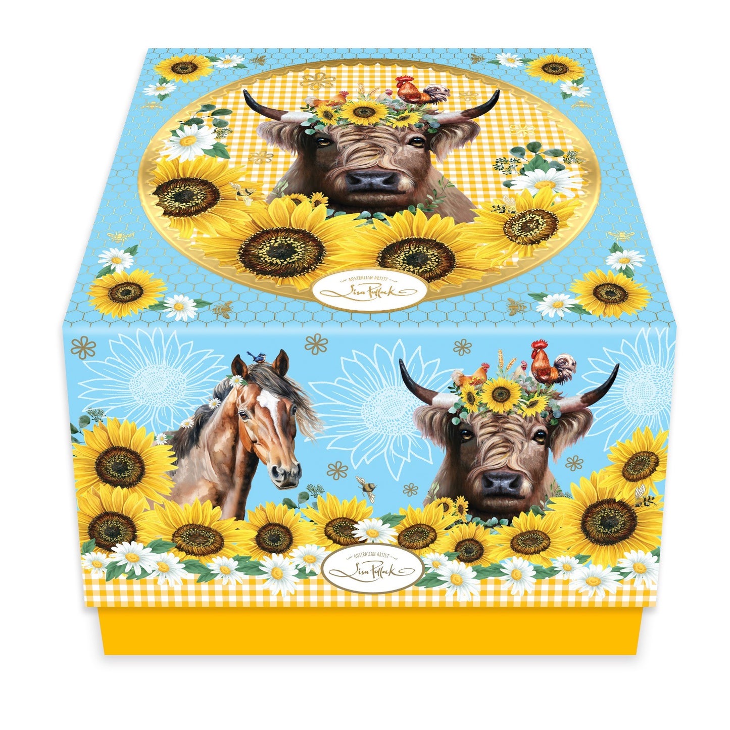 Lisa Pollock Ceramic Cup In Gift Box Country Collection