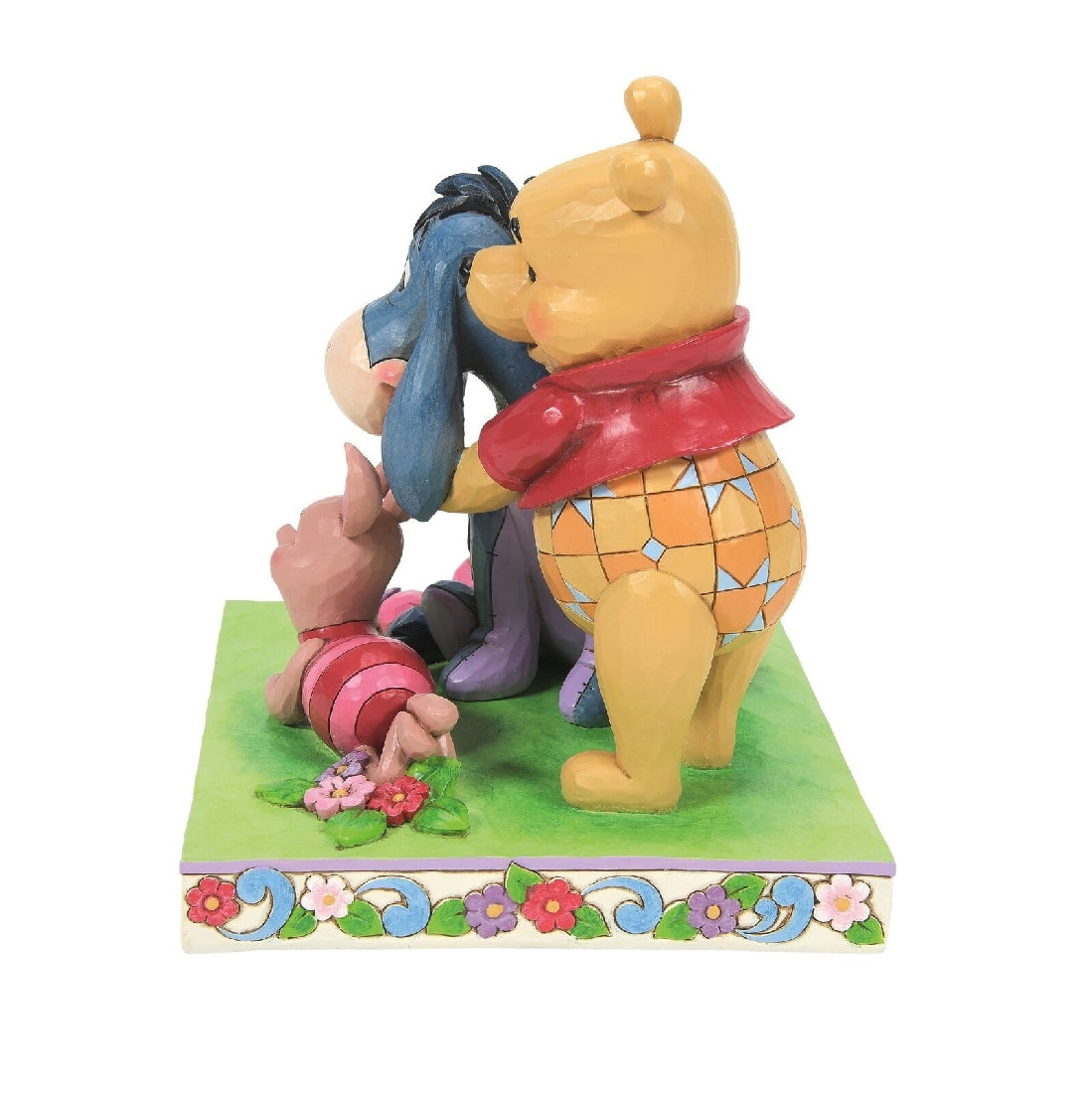 DISNEY TRADITIONS BY JIM SHORE PATCHWORK POOH & FRIENDS 15.5CM
