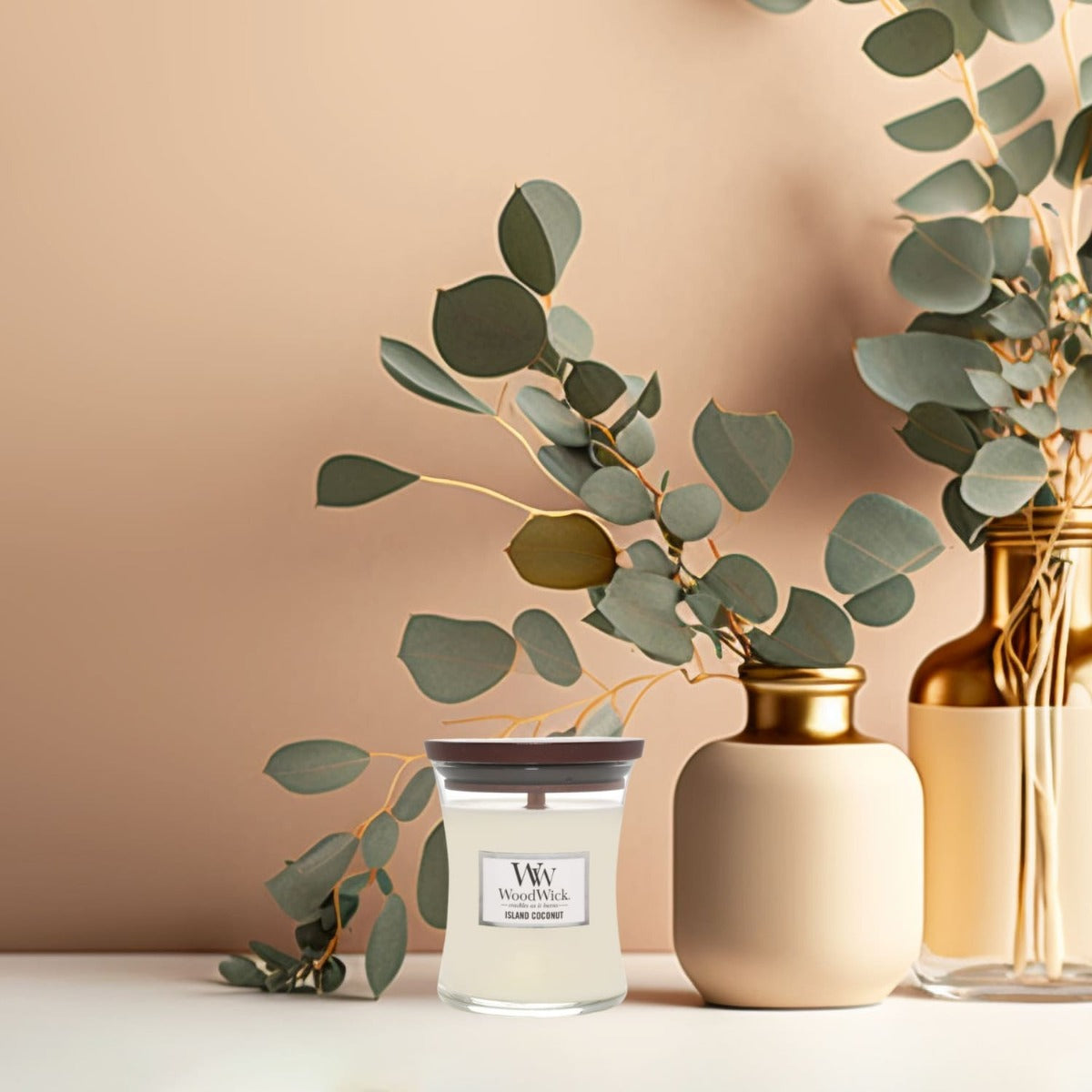 WoodWick Candle Island Coconut Mini