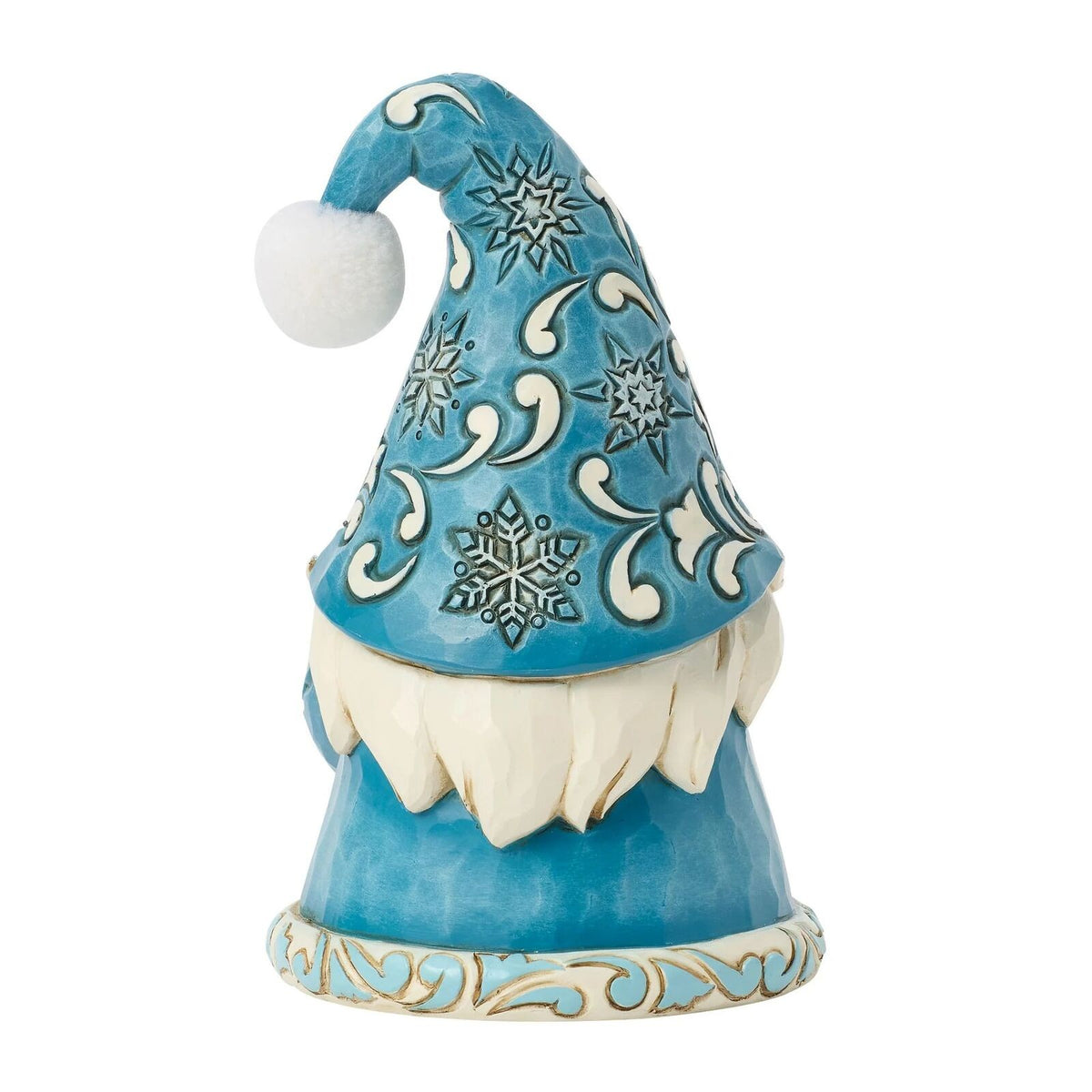 Heartwood Creek By Jim Shore Blue Gnome Holding Snowflake
