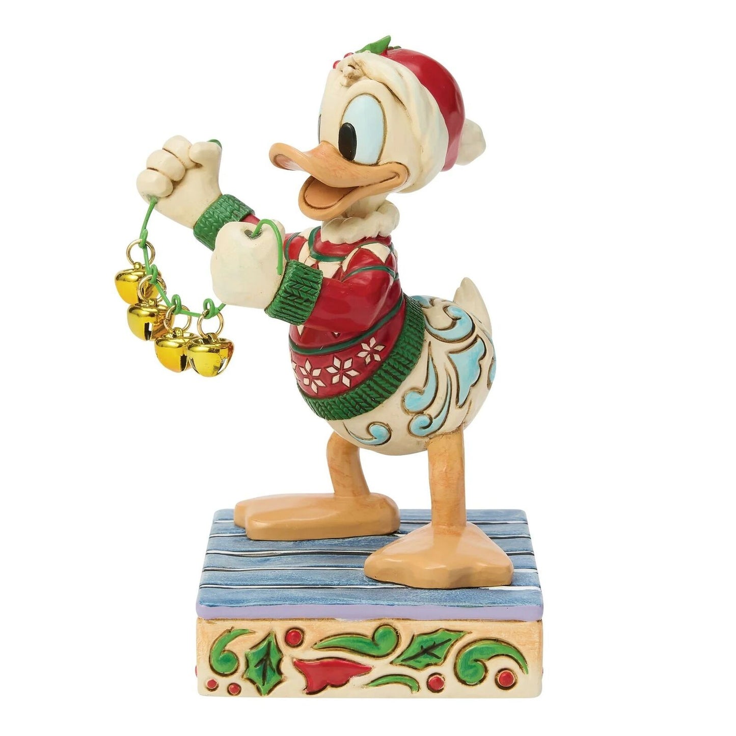 DISNEY TRADITIONS BY JIM SHORE CHRISTMAS DONALD DUCK WITH BELLS