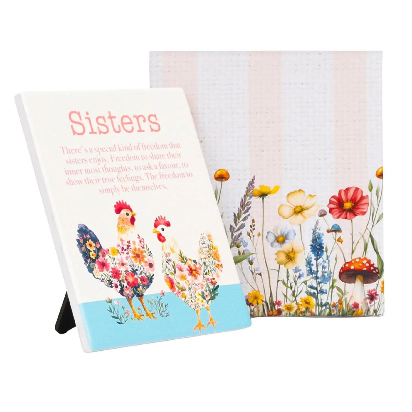 Ceramic Verse Plaque Cottage Grove Sisters