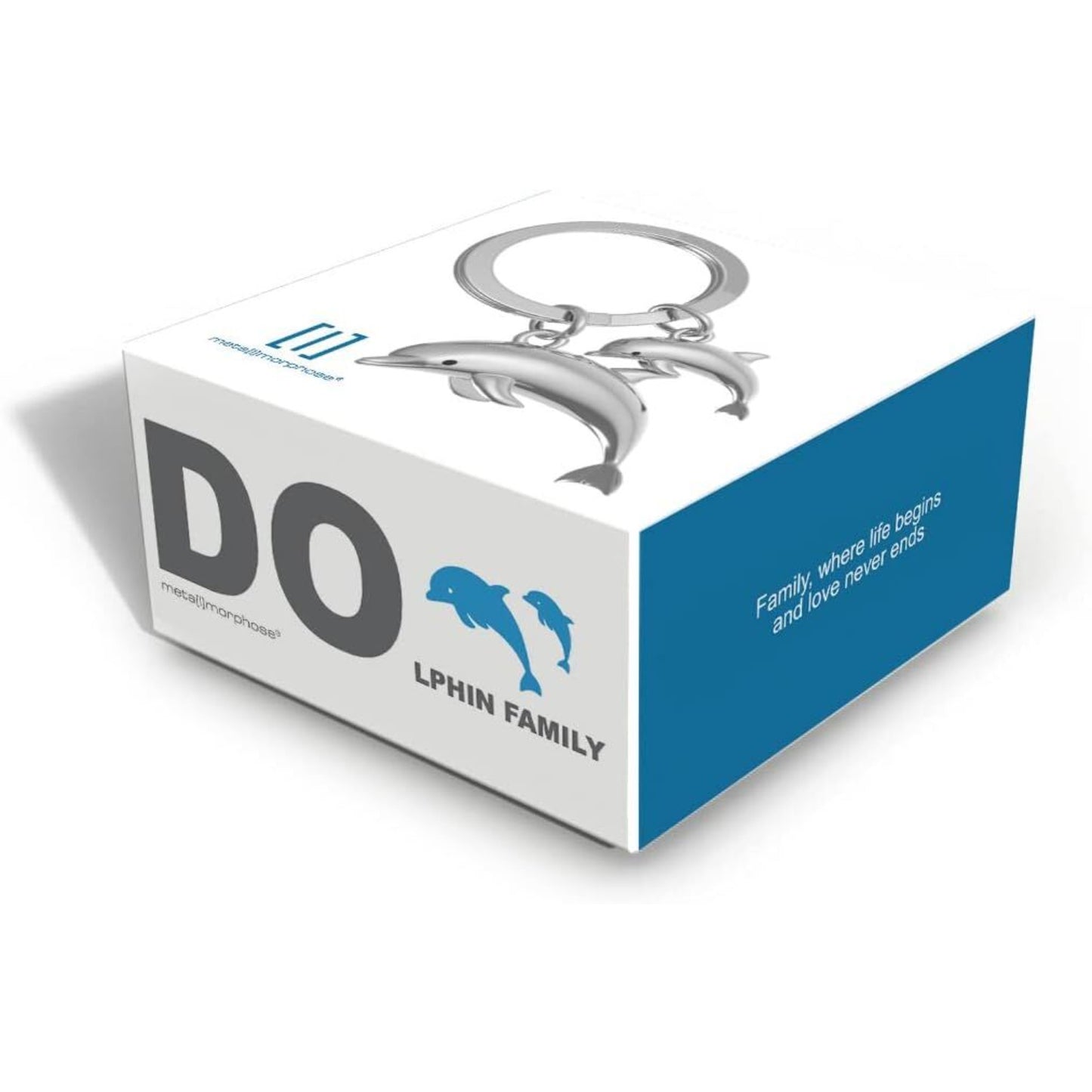 METALMORPHOSE KEYCHAIN DOLPHIN FAMILY