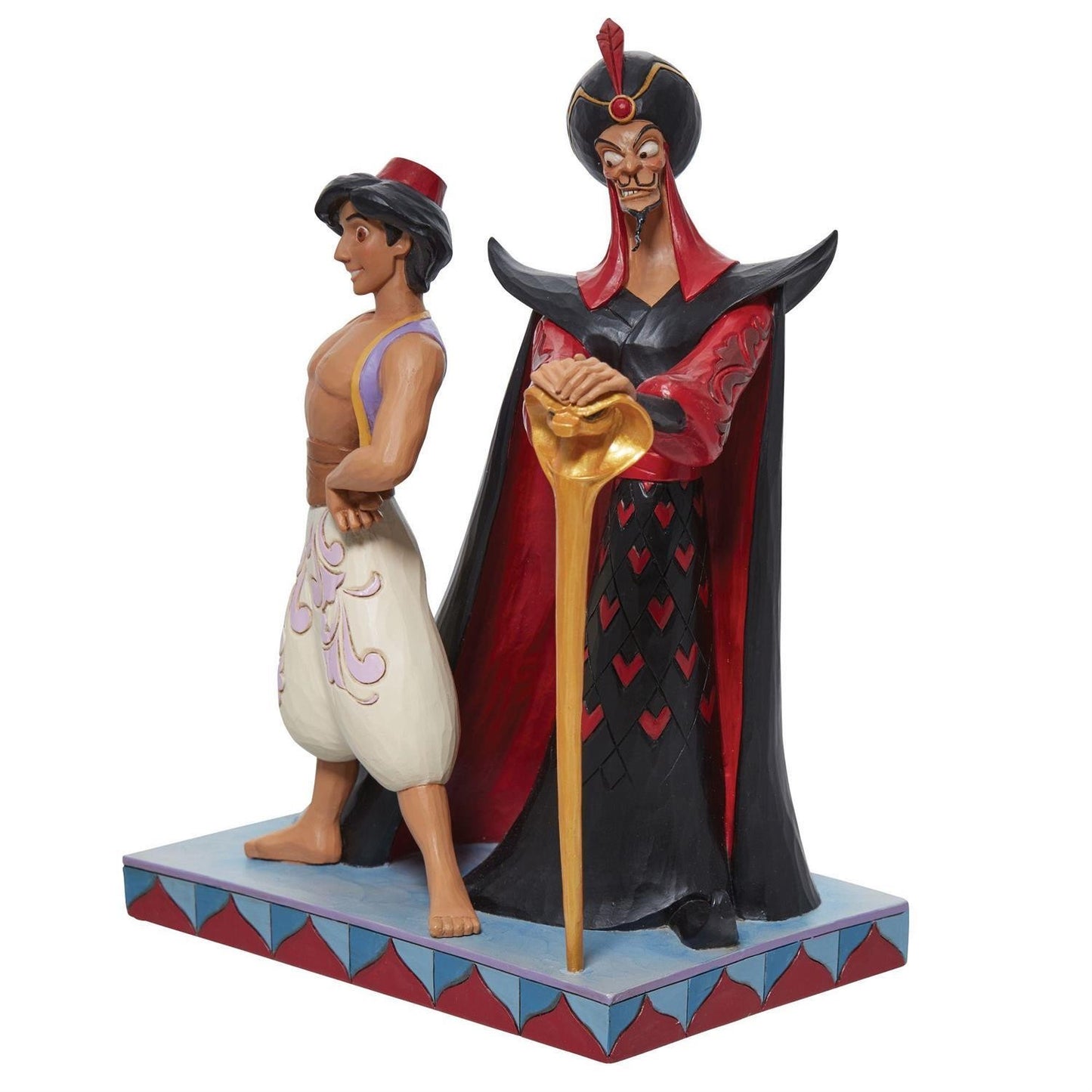DISNEY TRADITIONS BY JIM SHORE ALADDIN & JAFAR GOOD VS EVIL FIGURINE