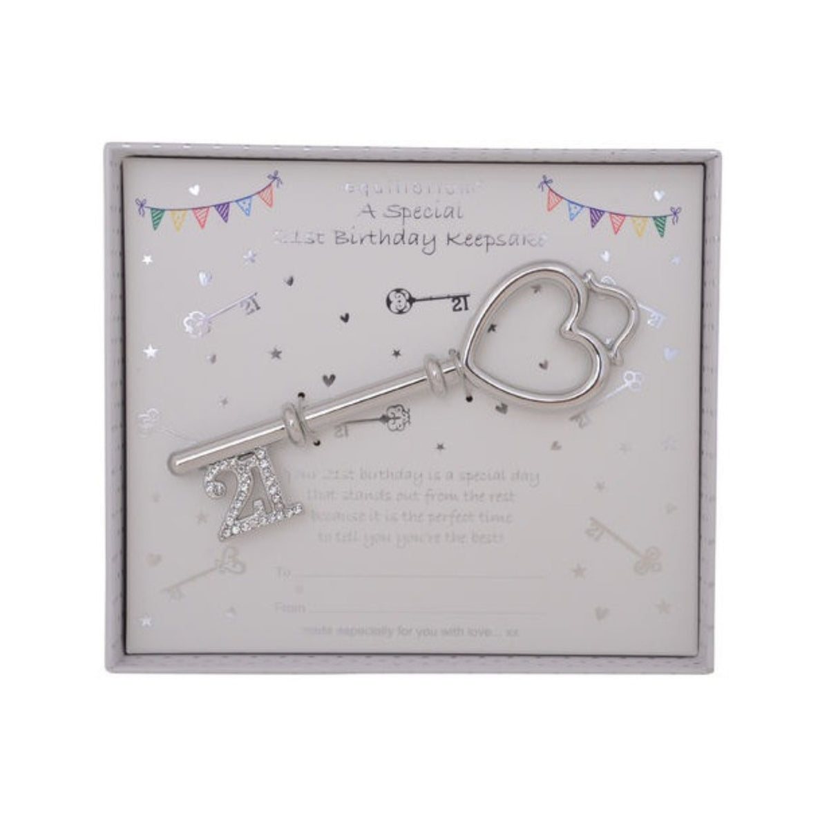 Equilibrium Keepsake Key 21st Birthday