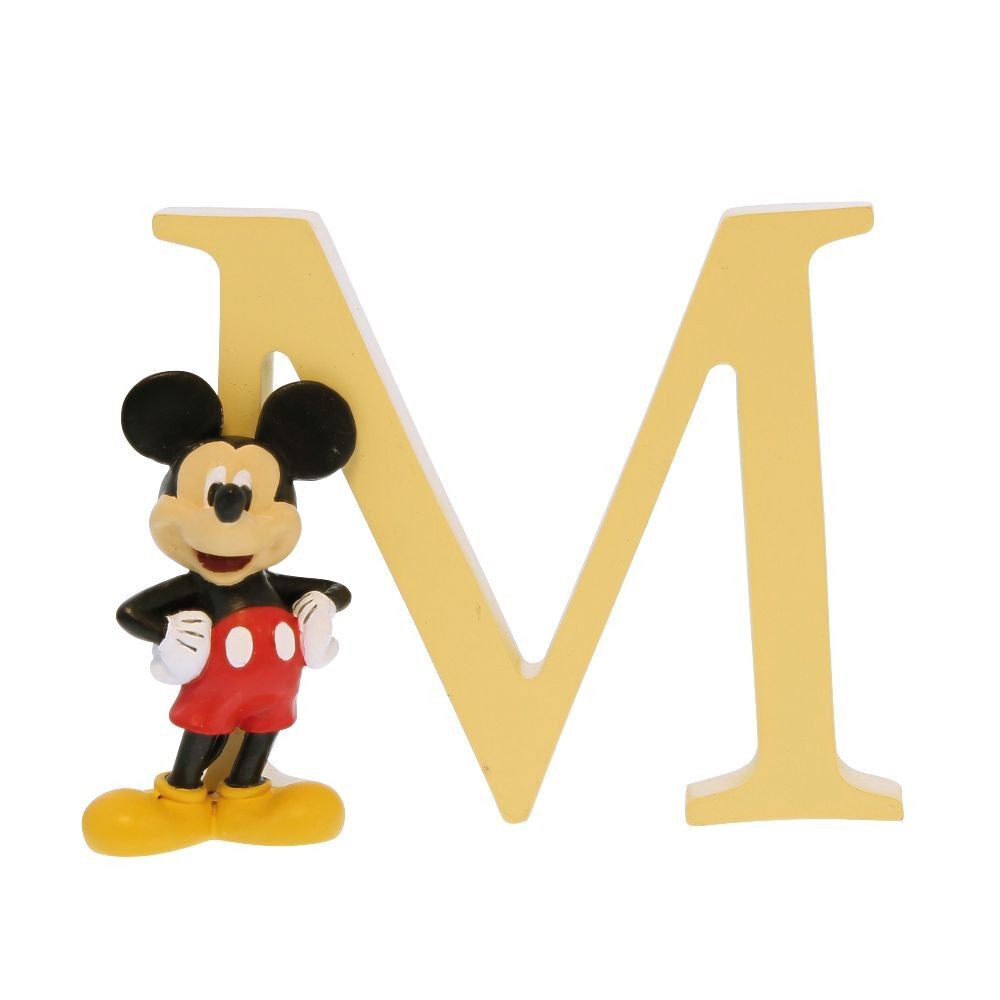 Disney Showcase Letter Figurine Mickey Mouse "M"