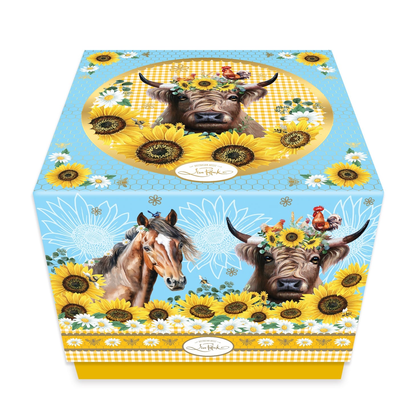 Lisa Pollock Ceramic Tea For One Set In Gift Box Country Collection