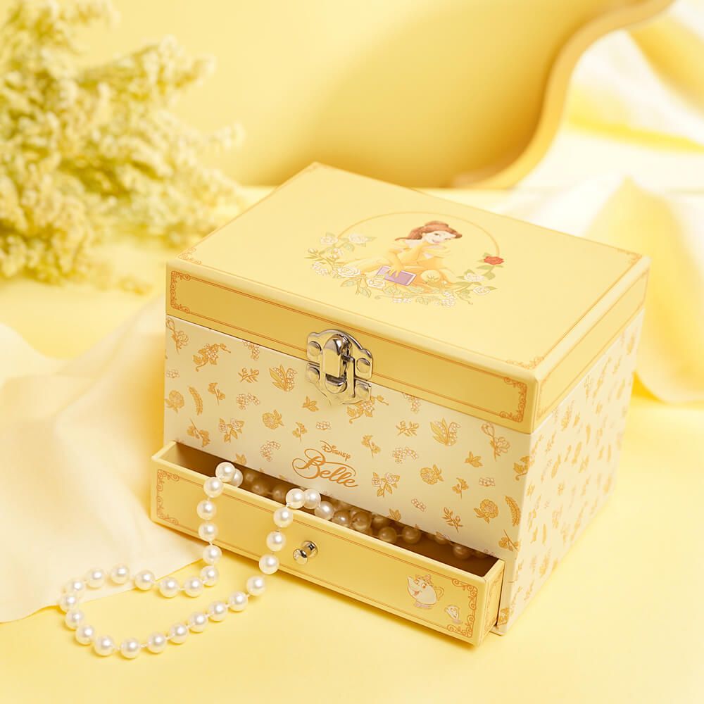 DISNEY PRINCESS PASTEL MUSICAL JEWELLERY BOX BELLE