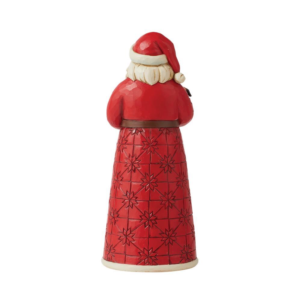 HEARTWOOD CREEK SANTA WITH PUPPIES 22CM