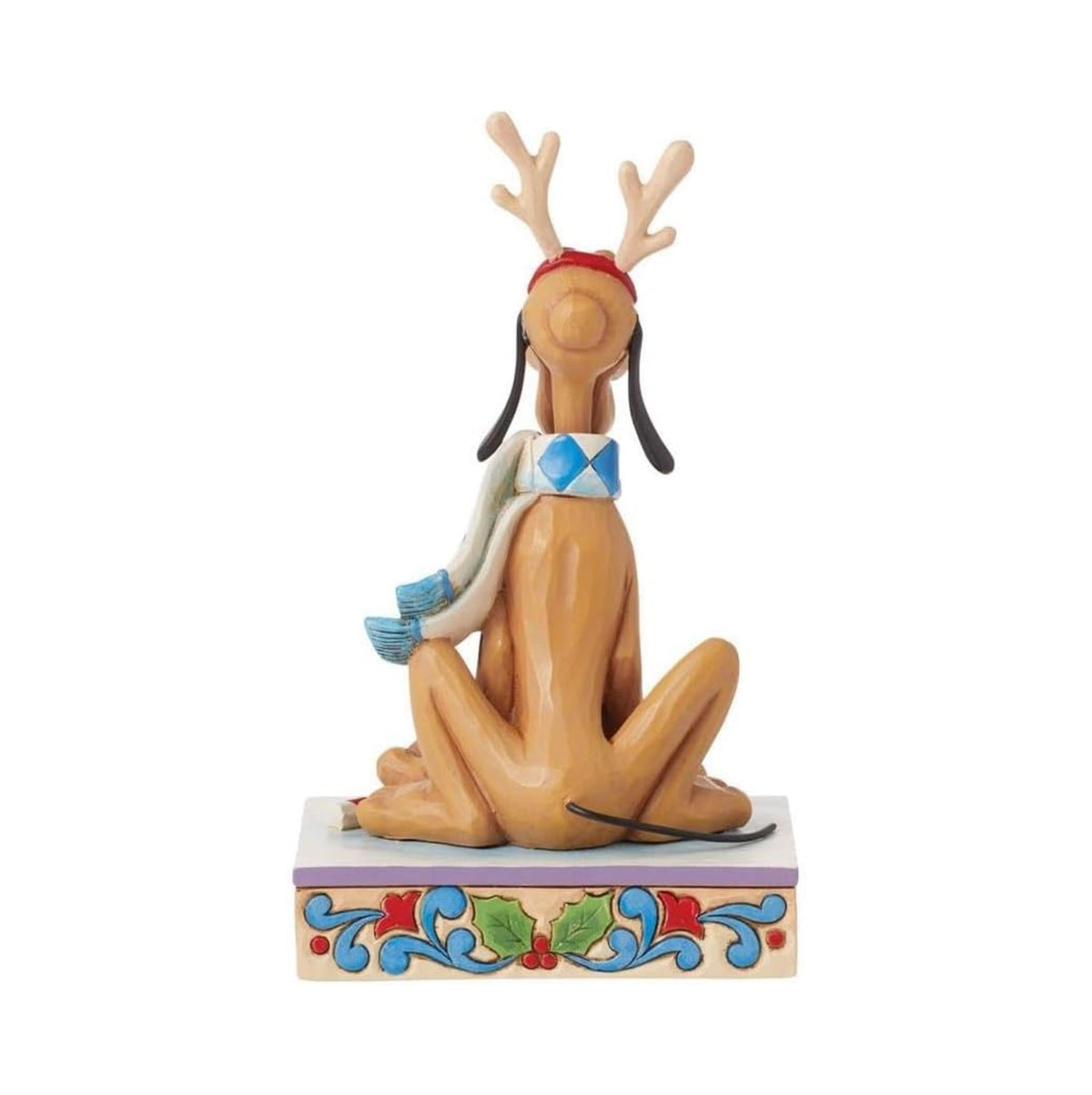 DISNEY TRADITIONS BY JIM SHORE PERSONALITY POSE PLUTO CHRISTMAS 11CM