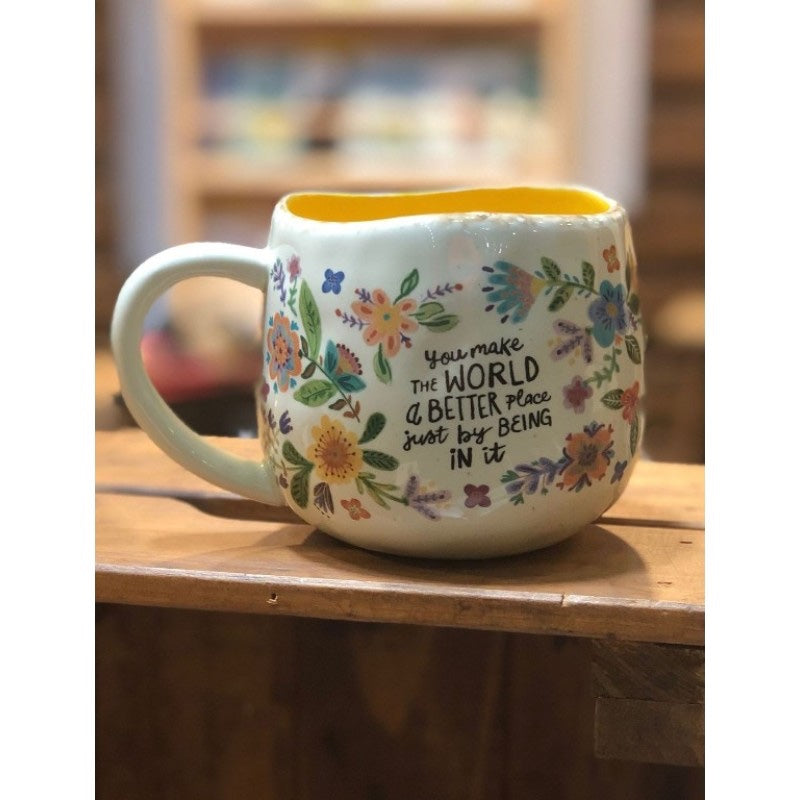 Natural Life Artisan Mug You Make The World A Better Place