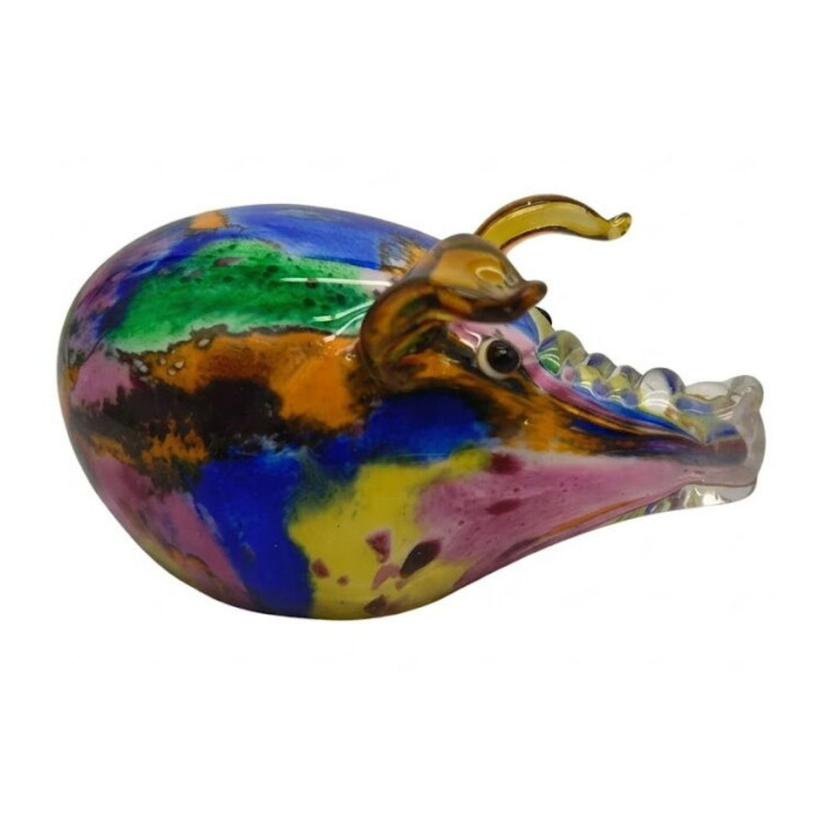 ZIBO ART GLASS WILBUR PIG