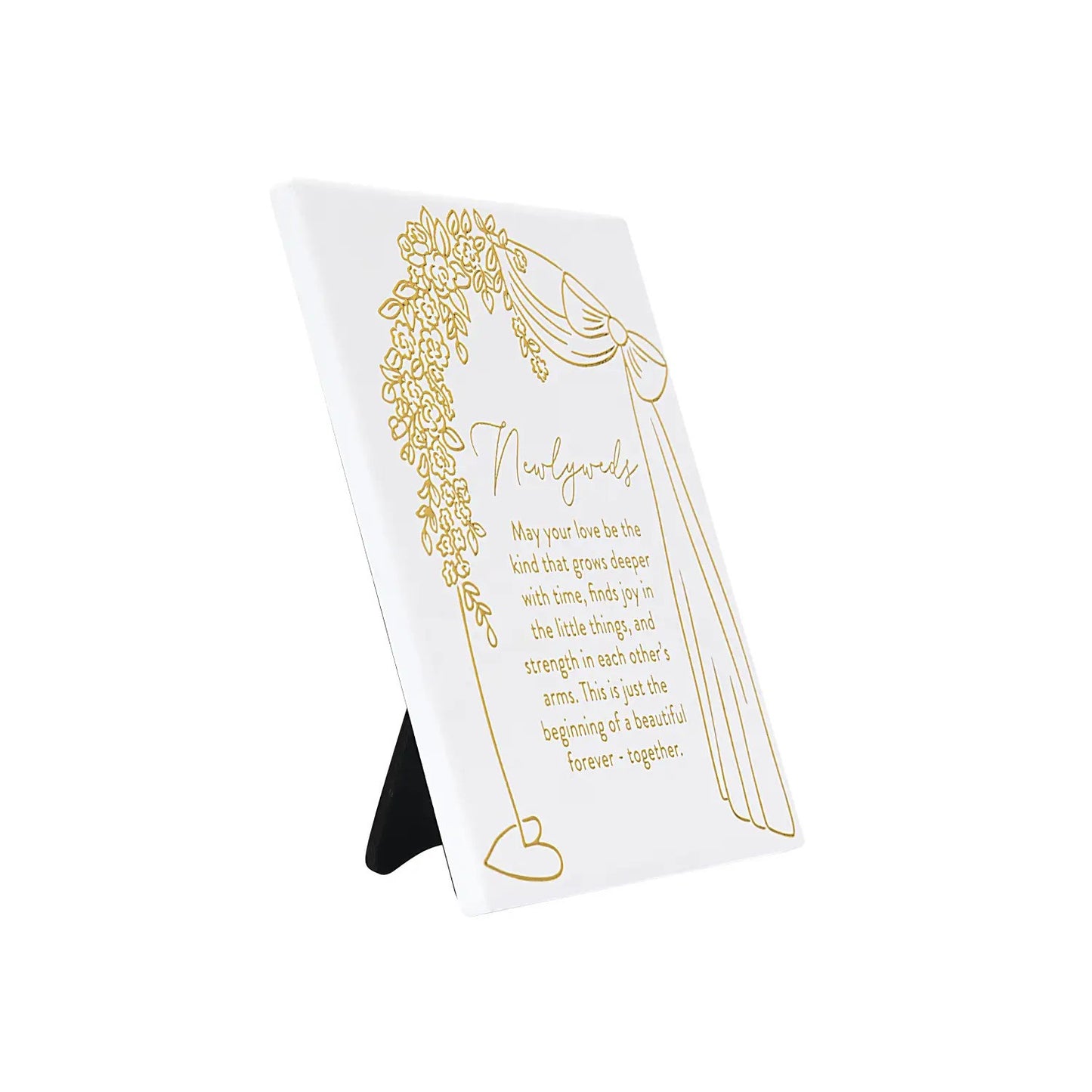 Wedding Verse Plaque "Newlyweds"
