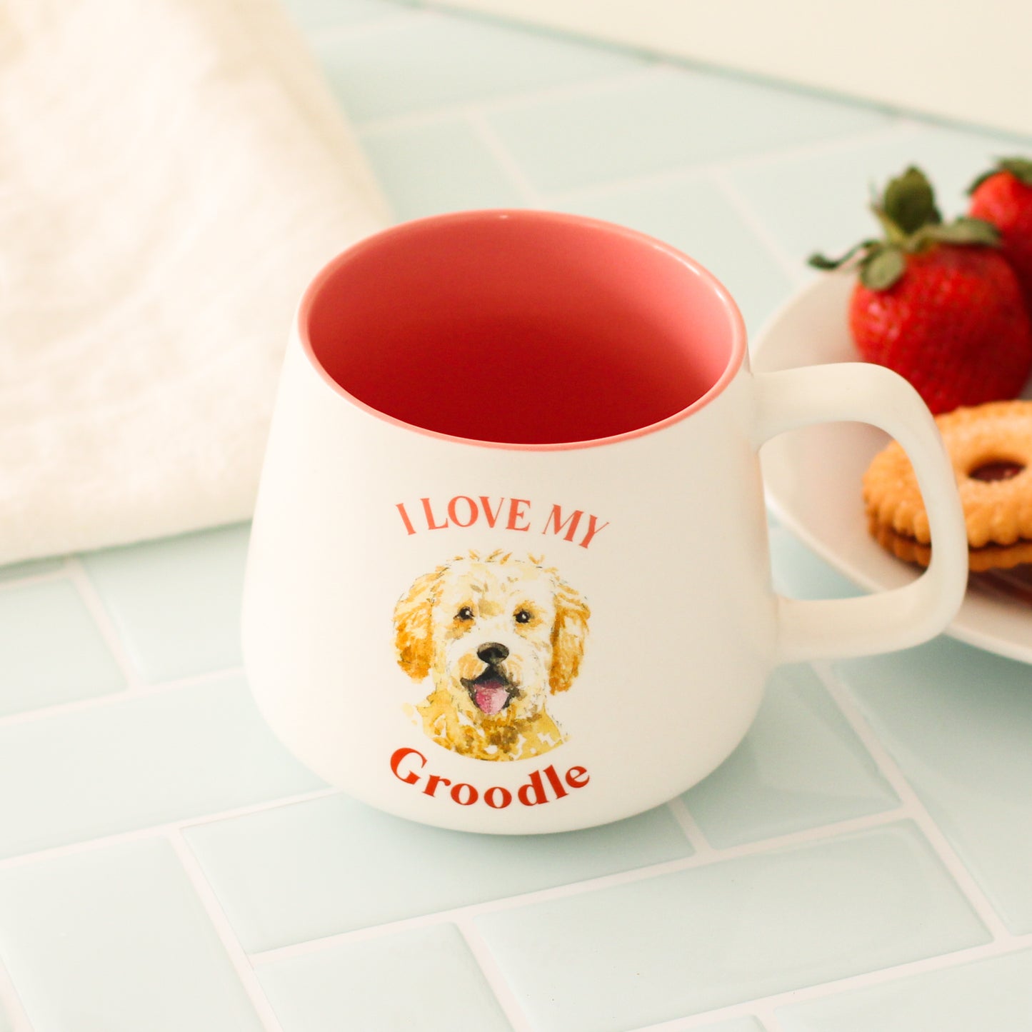 I Love My Groodle Mug