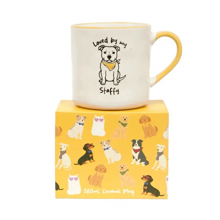 Dog Mug Loved By My Staffy