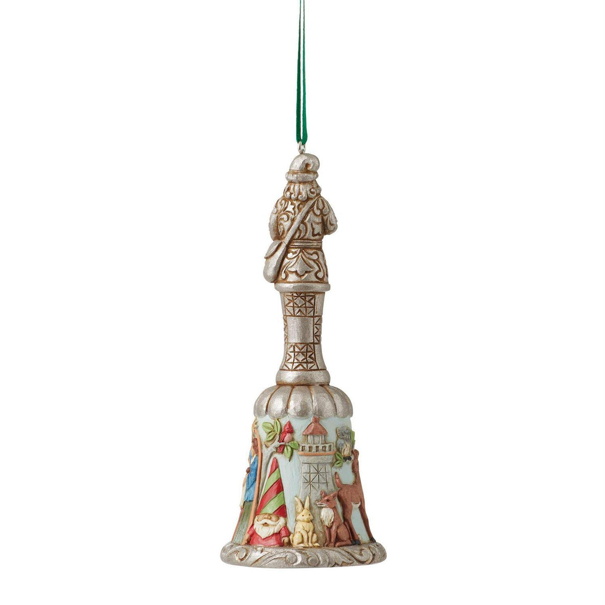 HEARTWOOD CREEK HANGING ORNAMENT SANTA BELL LIMITED EDITION