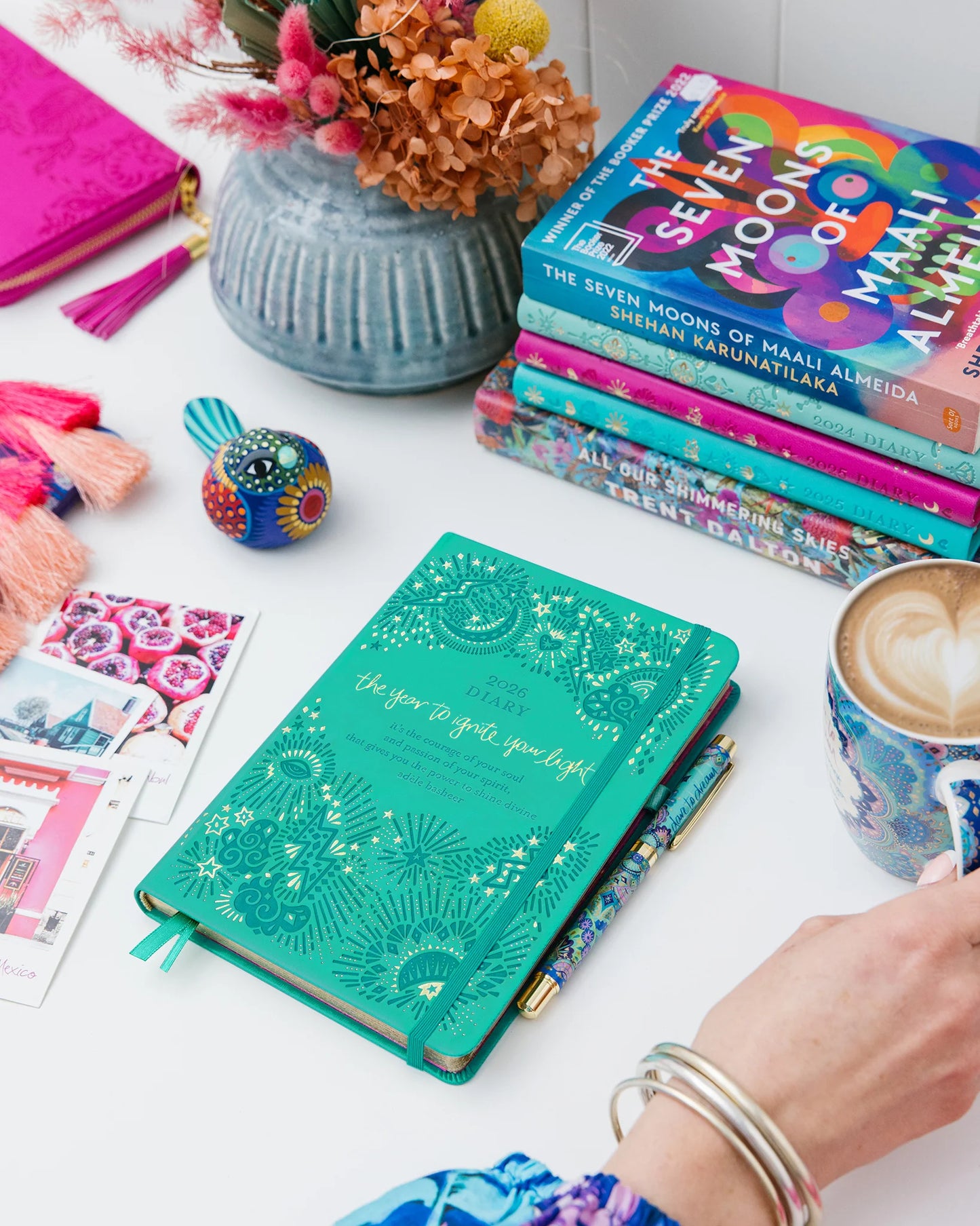 Intrinsic 2026 Diary The year to ignite your light - Turquoise Twist