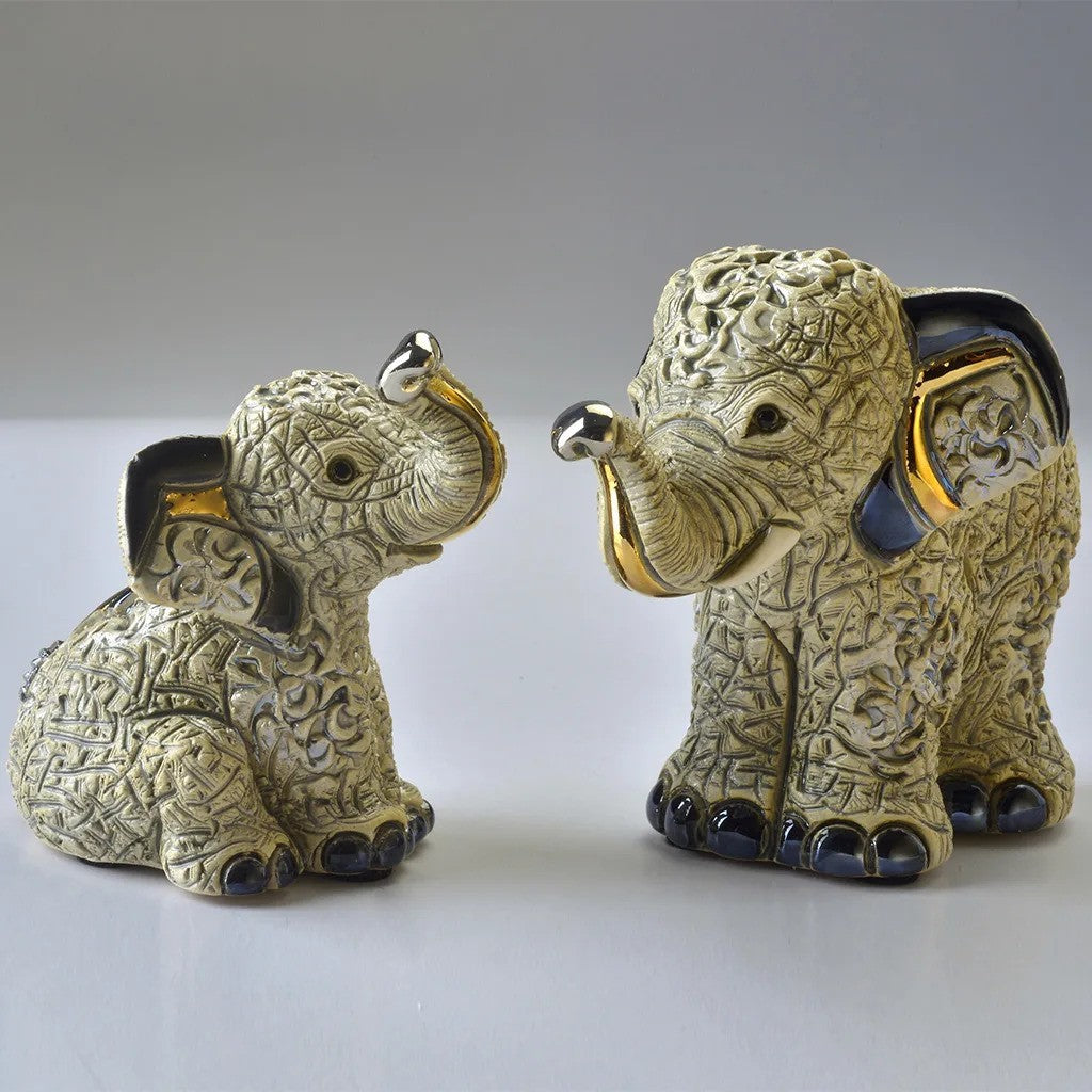 RINCONADA DE ROSA FIGURINE BABY ELEPHANT INDIAN 9CM