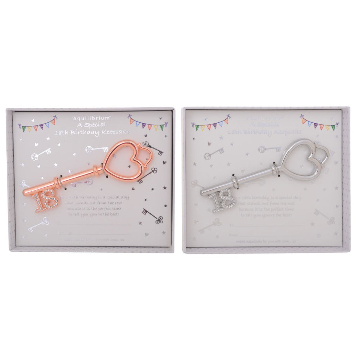 Equilibrium Keepsake Key 18th Birthday