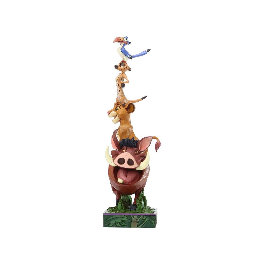 DISNEY TRADITIONS BY JIM SHORE BALANCE OF NATURE LION KING SIMBA PUMBAA TIMON ZAZU STACKING