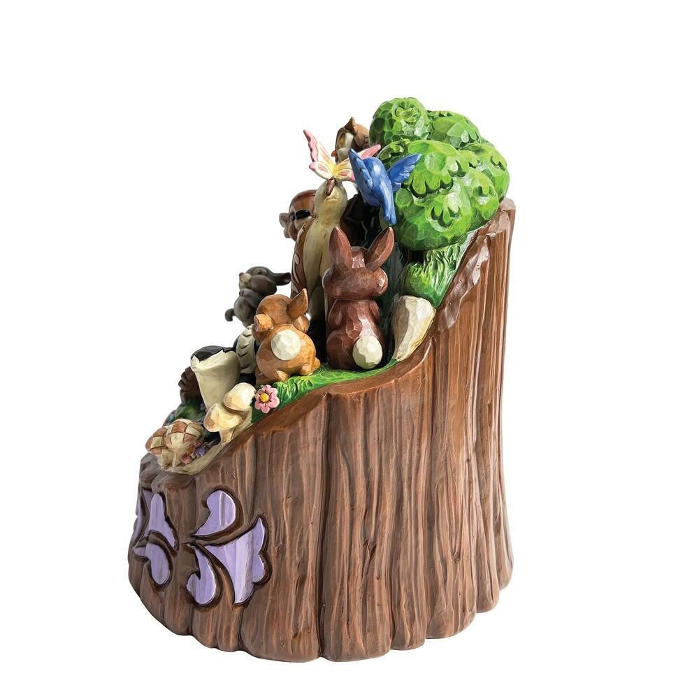 DISNEY TRADITIONS BY JIM SHORE CARVED BY HEART BAMBI 80TH ANNIVERSARY