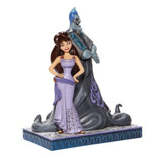 DISNEY TRADITIONS BY JIM SHORE MEG AND HADES 22CM