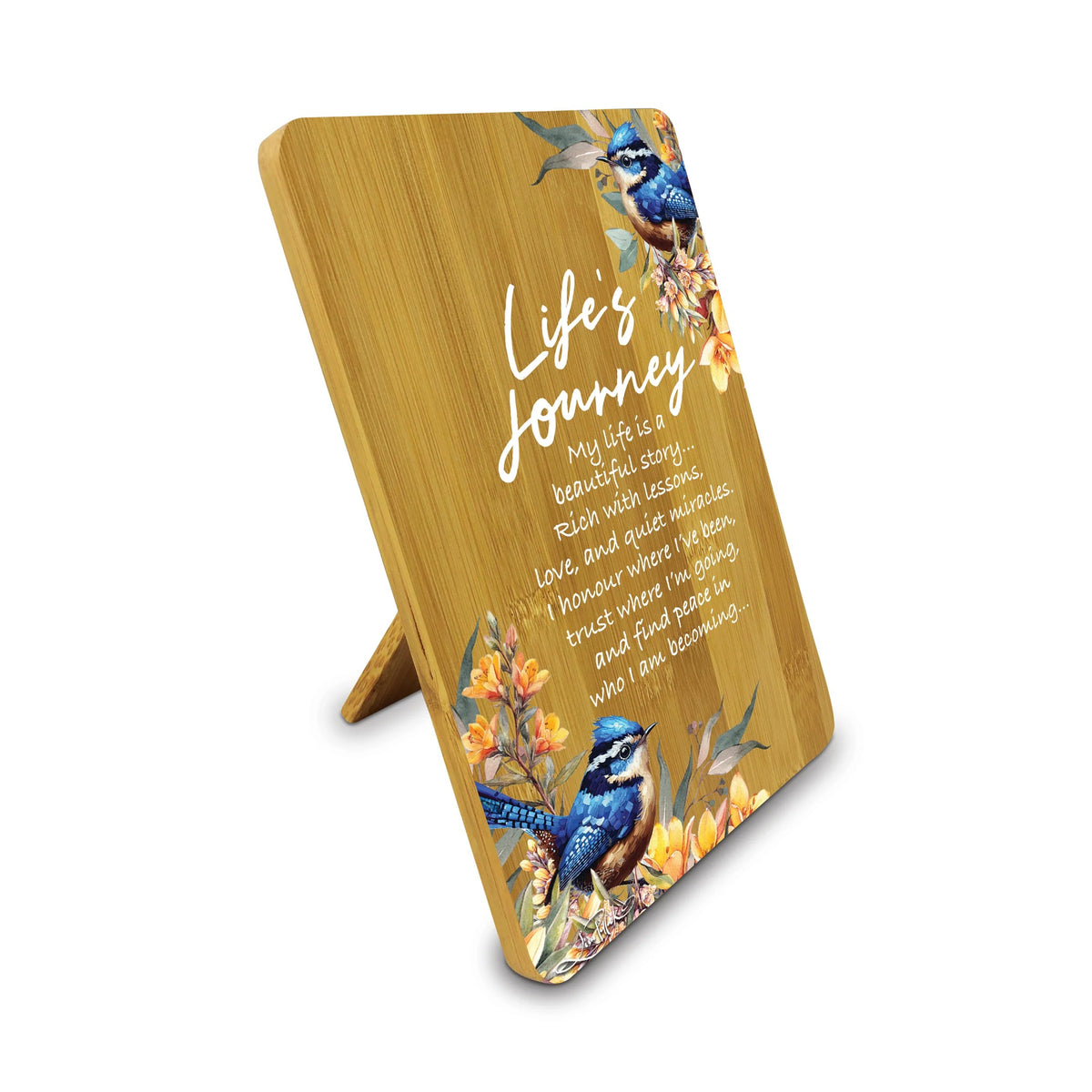 Lisa Pollock Plaque Royal Wrens Lifes Journey